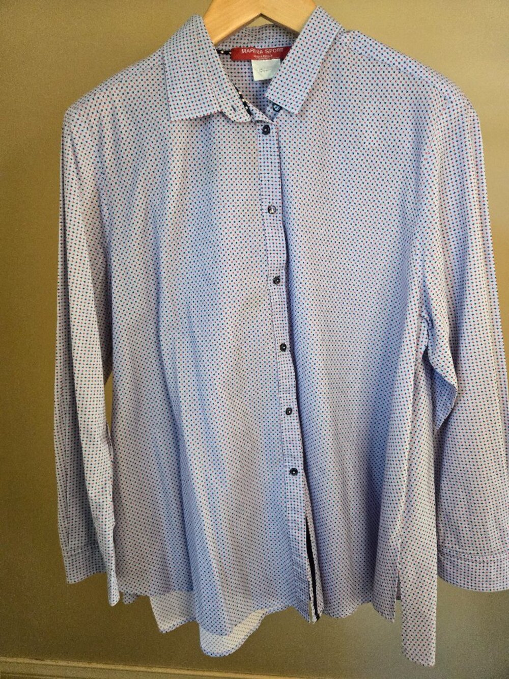 Marina Rinaldi Marina Sport Print Button Down Shirt
